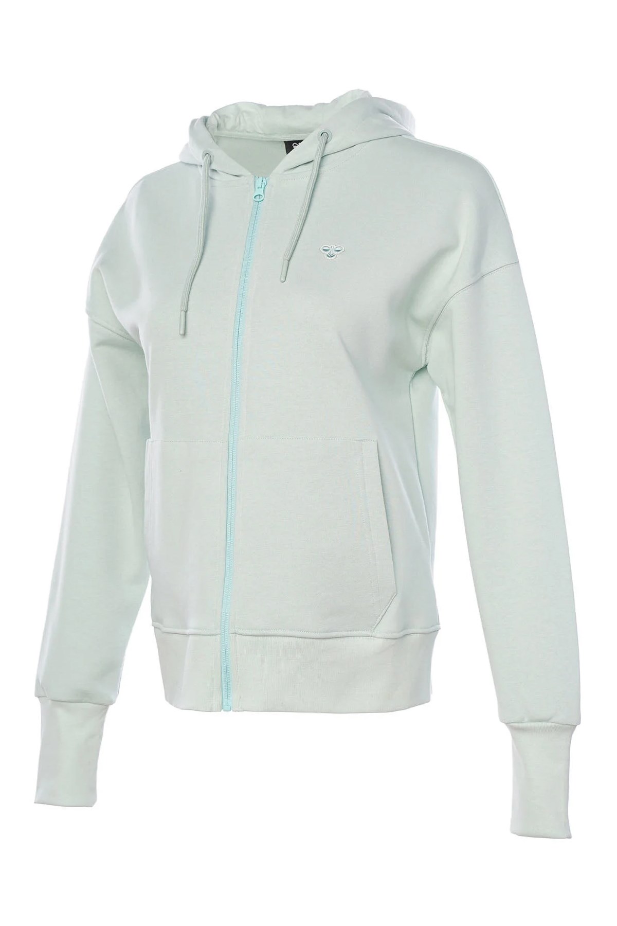 Hummel T-ic icona Zip Kadın Sweatshirt 921774-2519 Yeşil